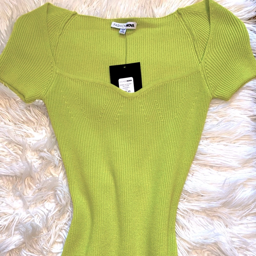 Lime Mini Dress
